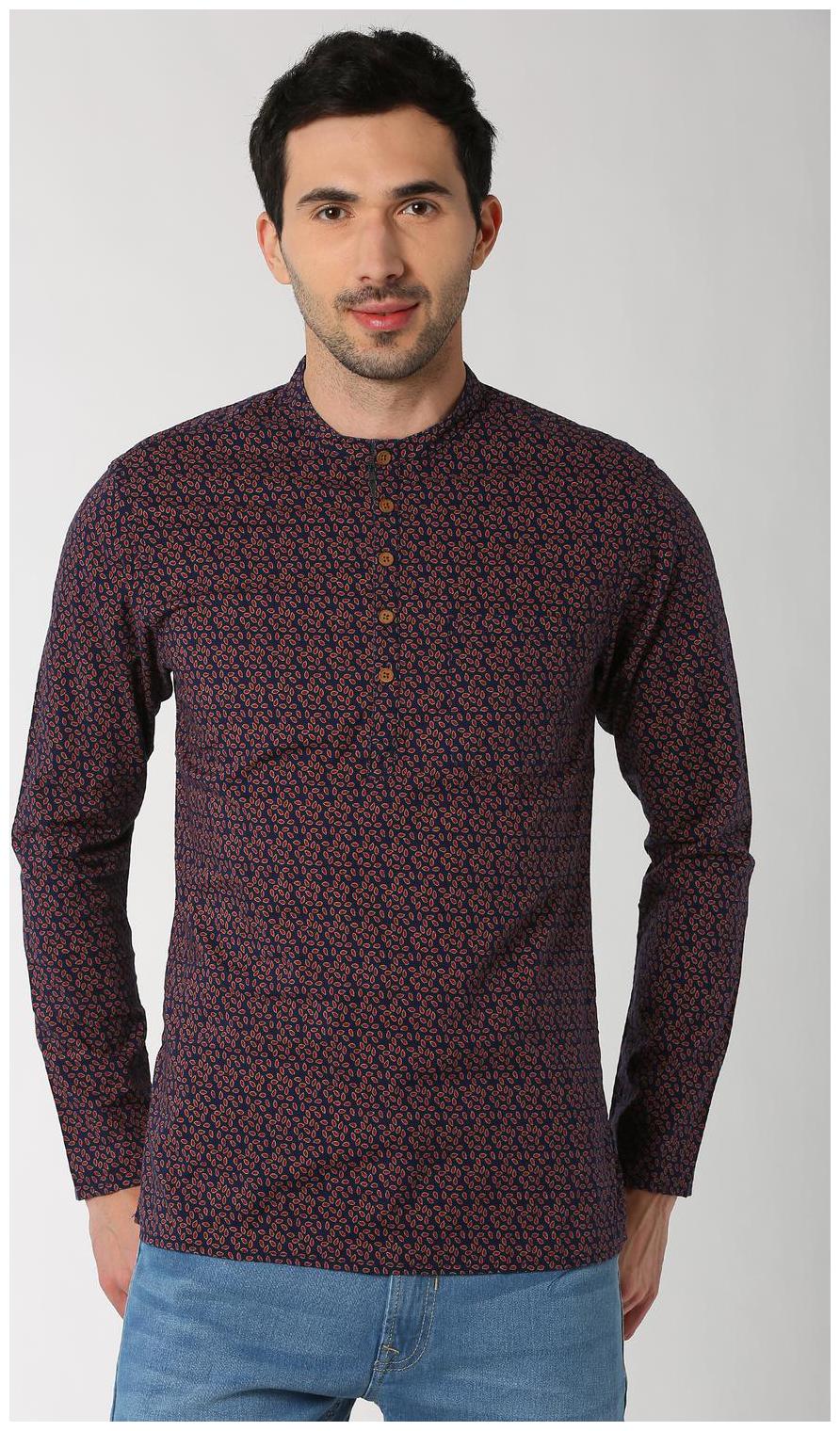 

Peter England Men Brown Slim Fit Kurta