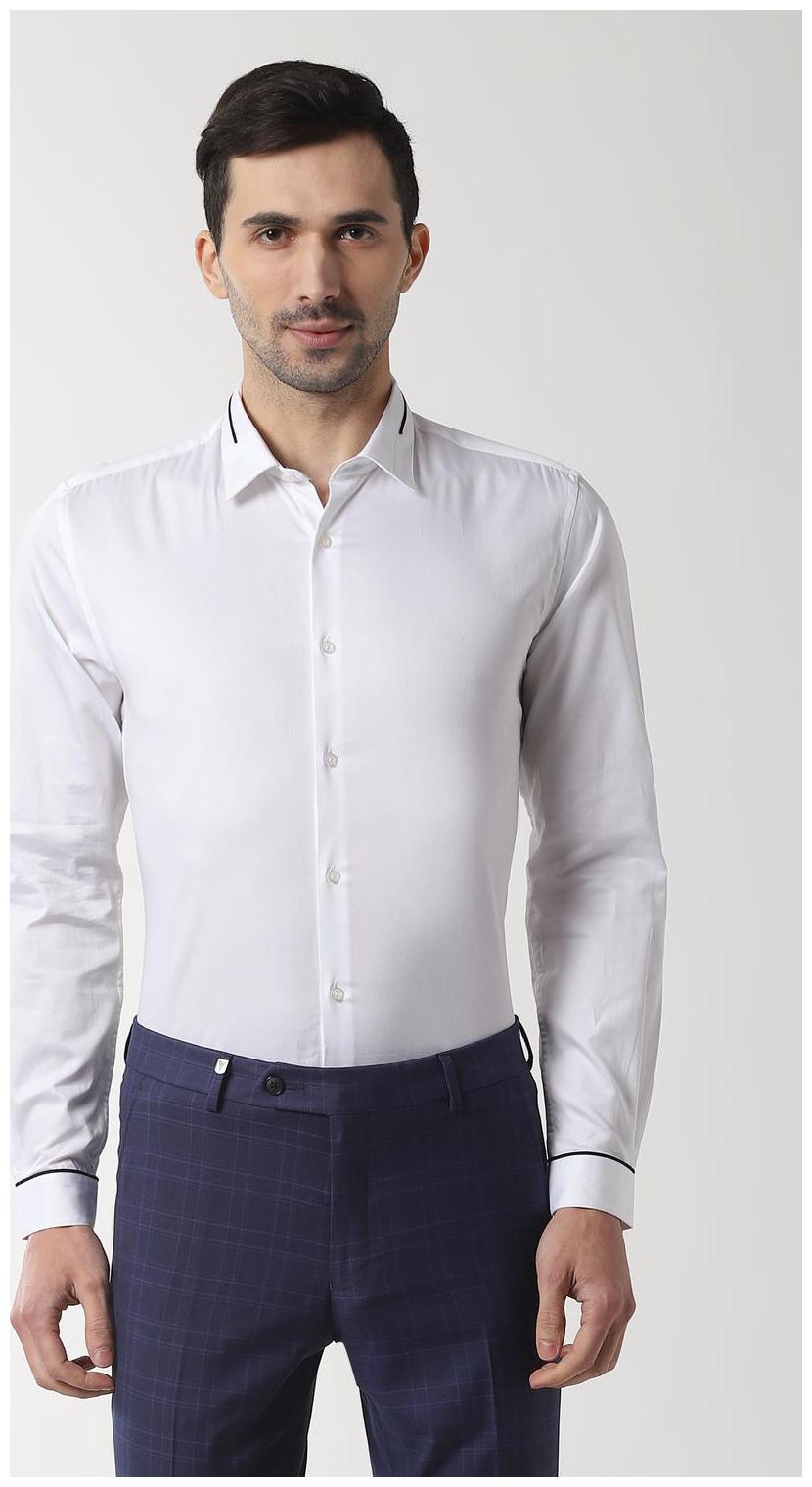 

Peter England Men Regular fit Formal Shirt - White