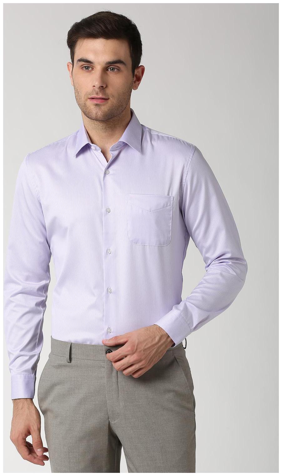 

Peter England Men Slim fit Formal Shirt - White
