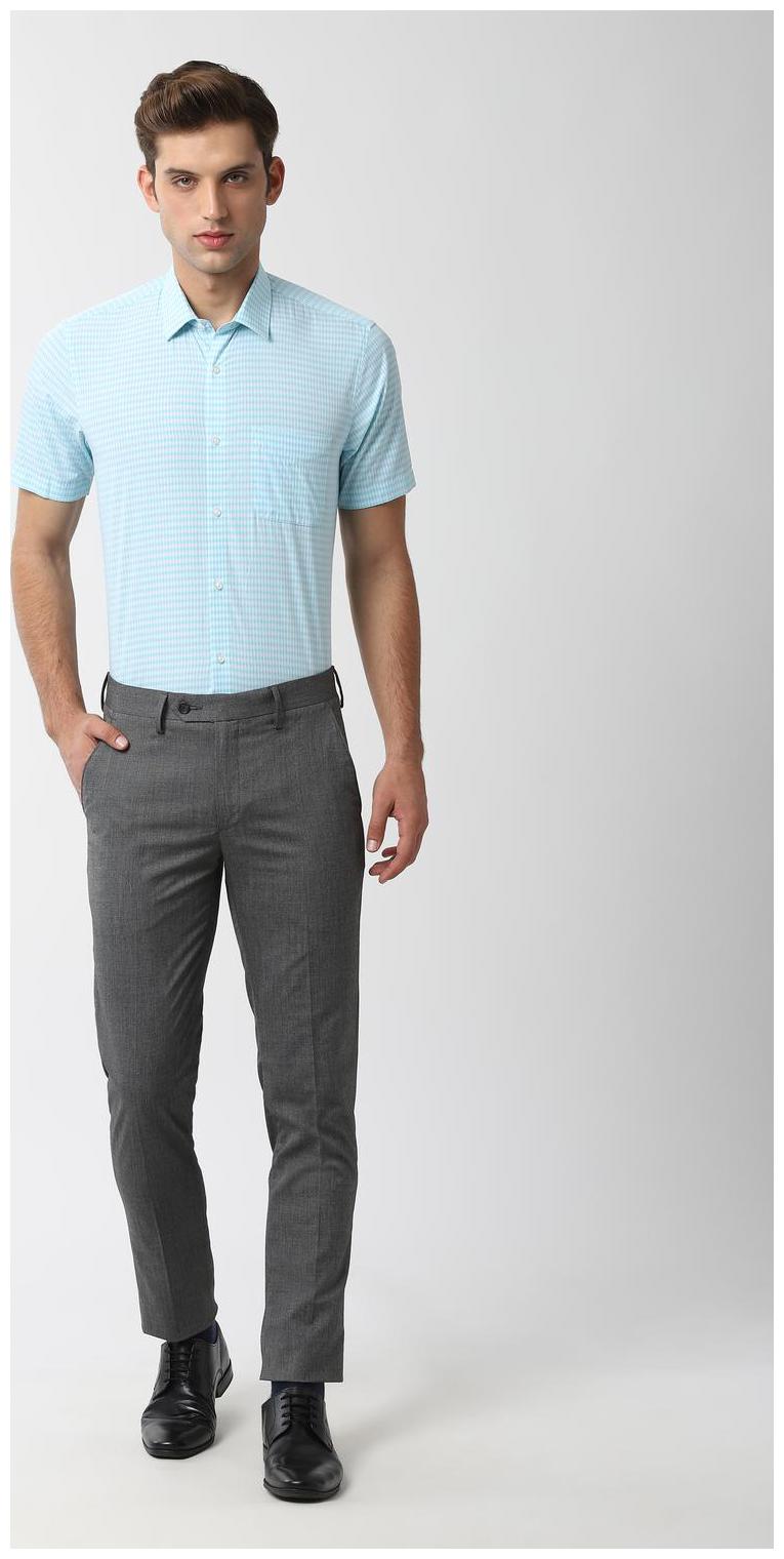

Peter England Men Regular fit Formal Shirt - Blue