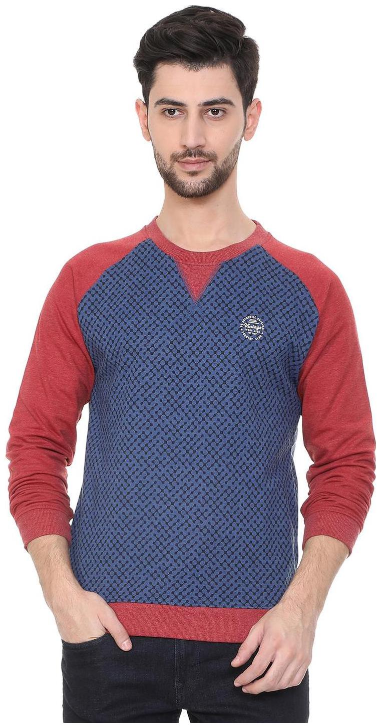 

Peter England Men Blue Round neck Sweatshirt