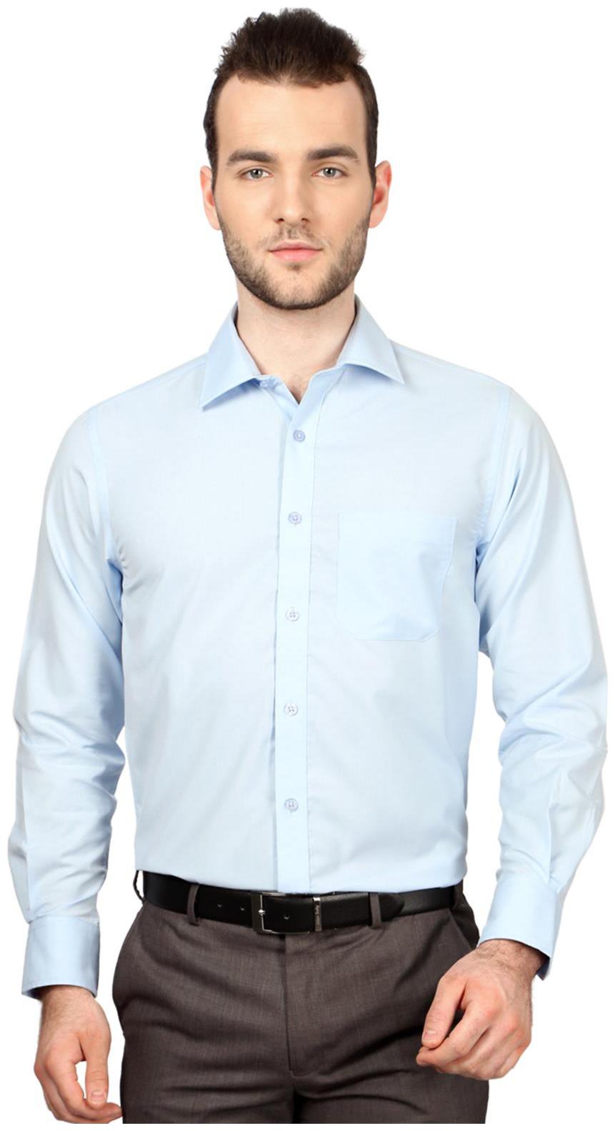 

Peter England Men Regular fit Formal Shirt - Blue