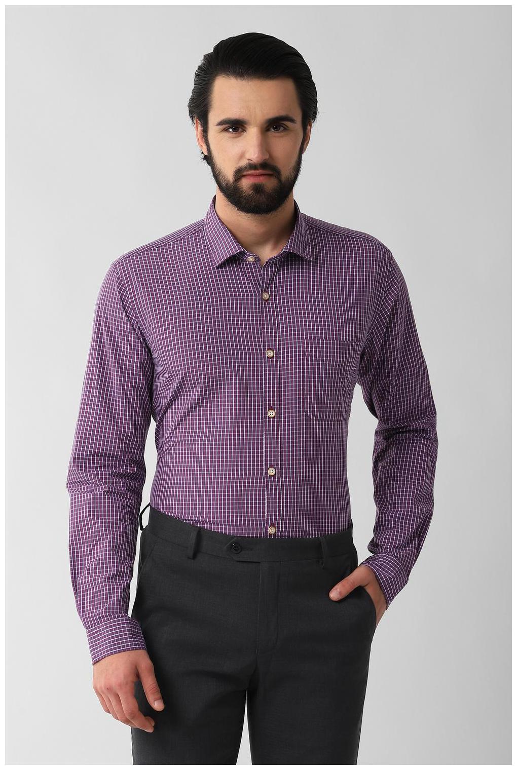 

Peter England Men Regular fit Formal Shirt - Purple