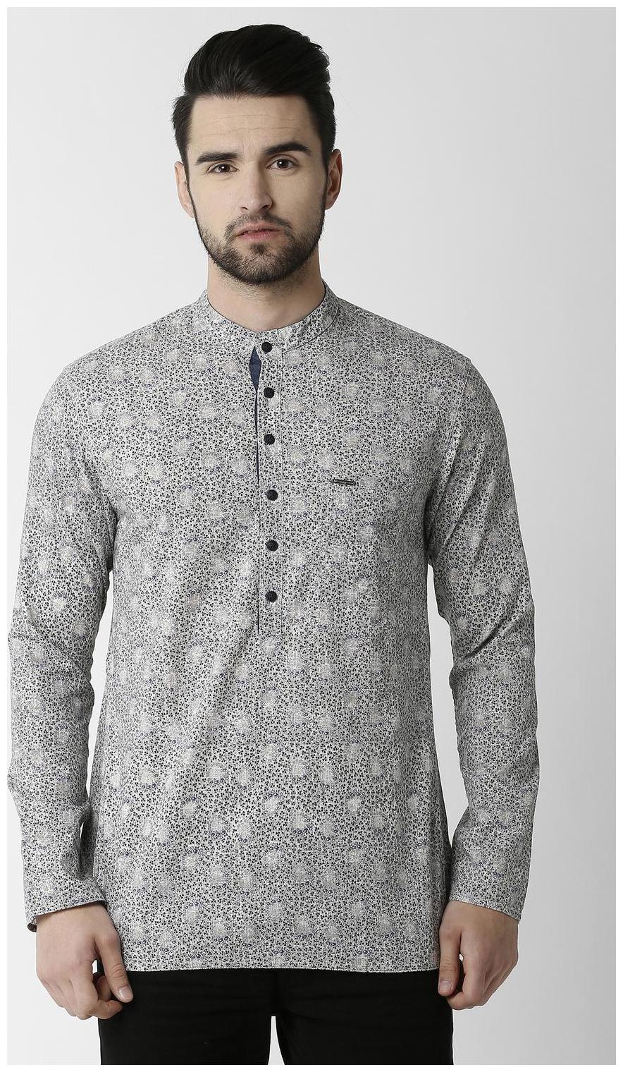 Men Printed Slim Fit Kurta