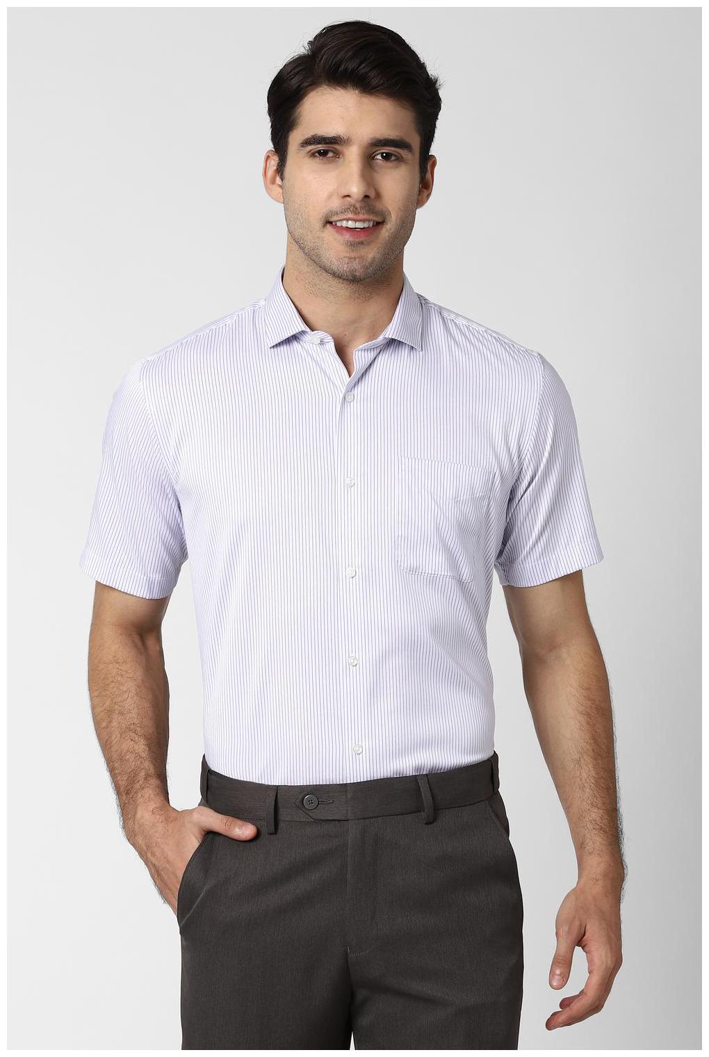 

Peter England Men Regular fit Formal Shirt - Blue