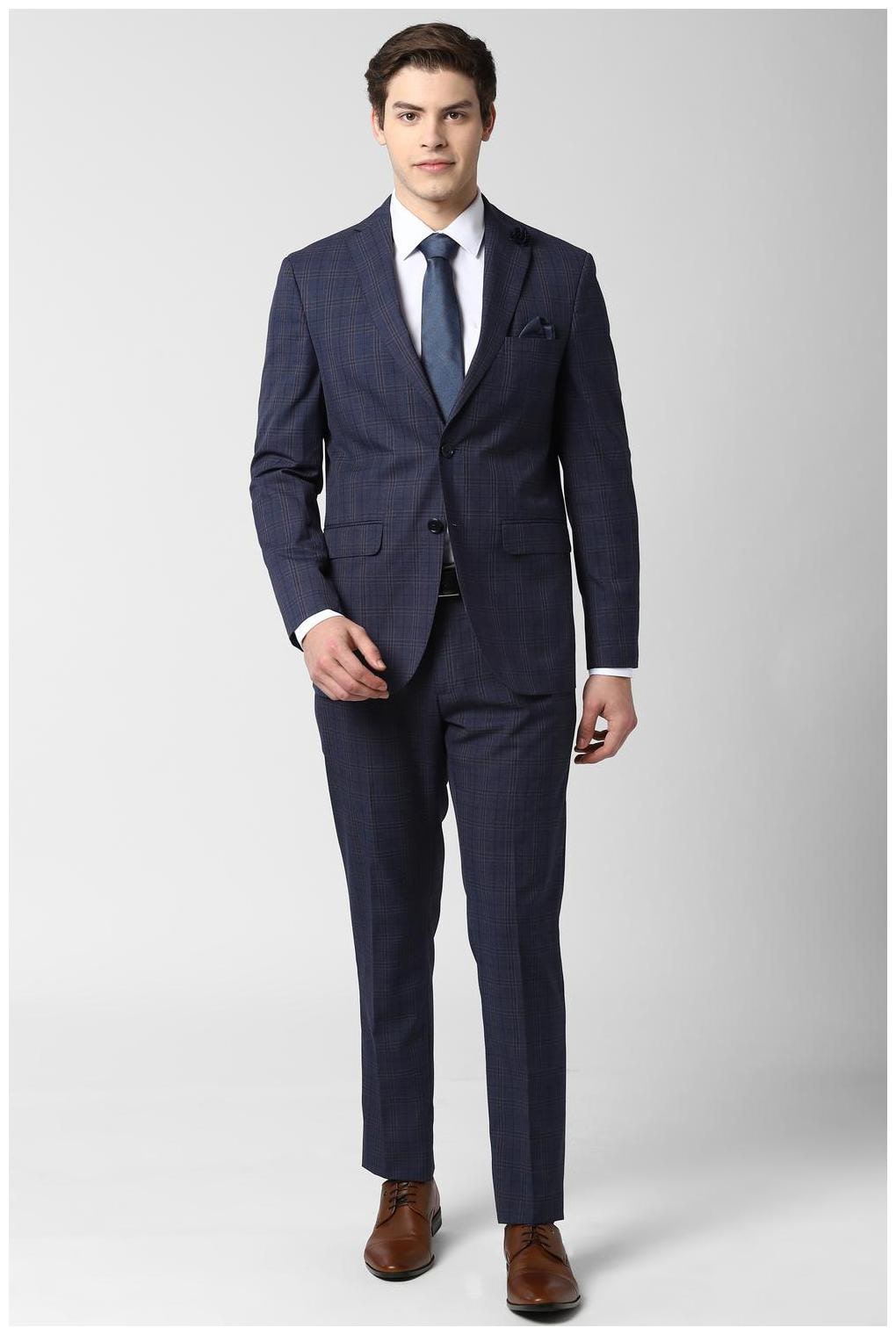 

Peter England Blue Two Piece Suit
