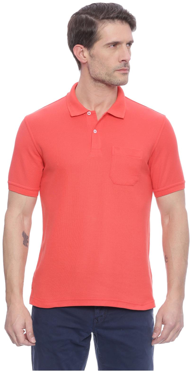 

Peter England Men Red Regular fit Cotton Blend Henley neck T-Shirt - Pack Of 1