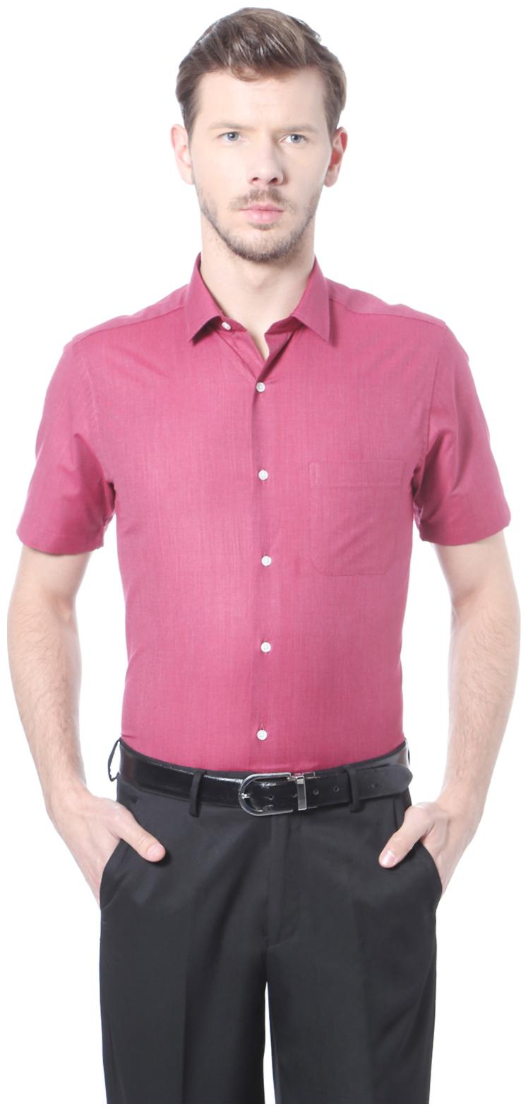 

Peter England Men Slim fit Formal Shirt - Pink