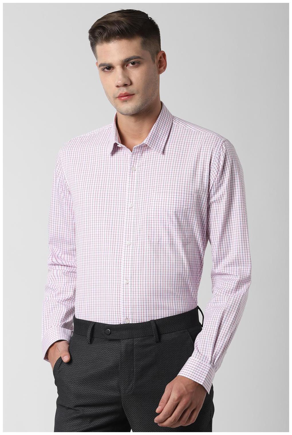 

Peter England Men Regular fit Formal Shirt - Pink
