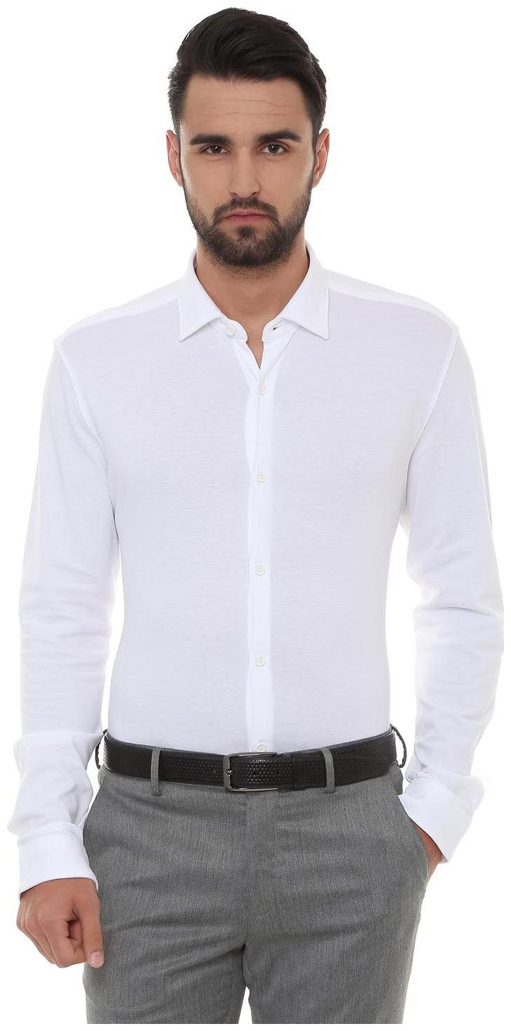 

Peter England Men Super slim fit Formal Shirt - White