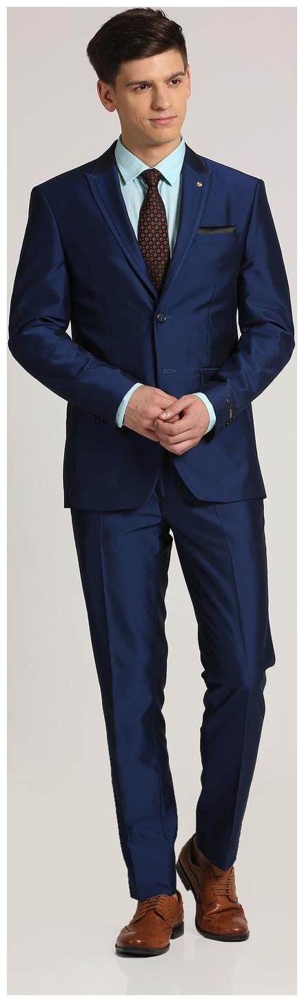 

Peter England Blue Two Piece Suit