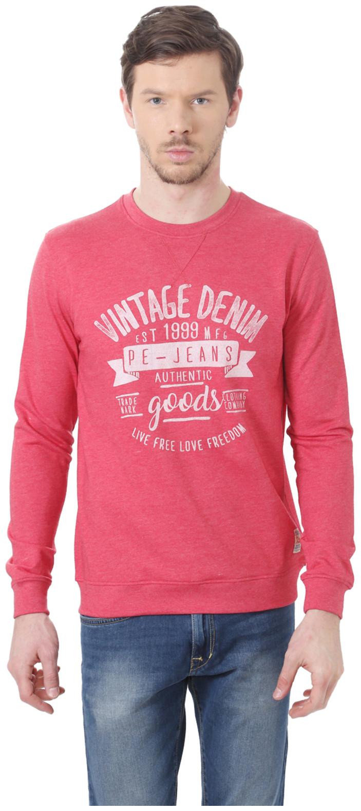 

Peter England Men Red Hooded Hoodie