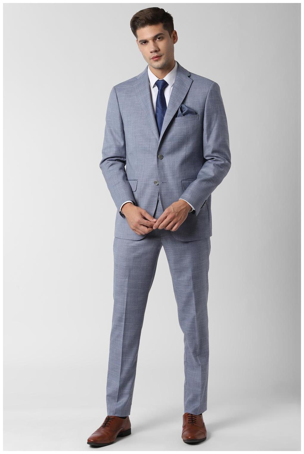 

Peter England Blue Two Piece Suit