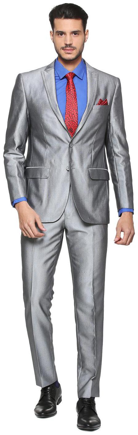 

Peter England Grey Two Piece Suit