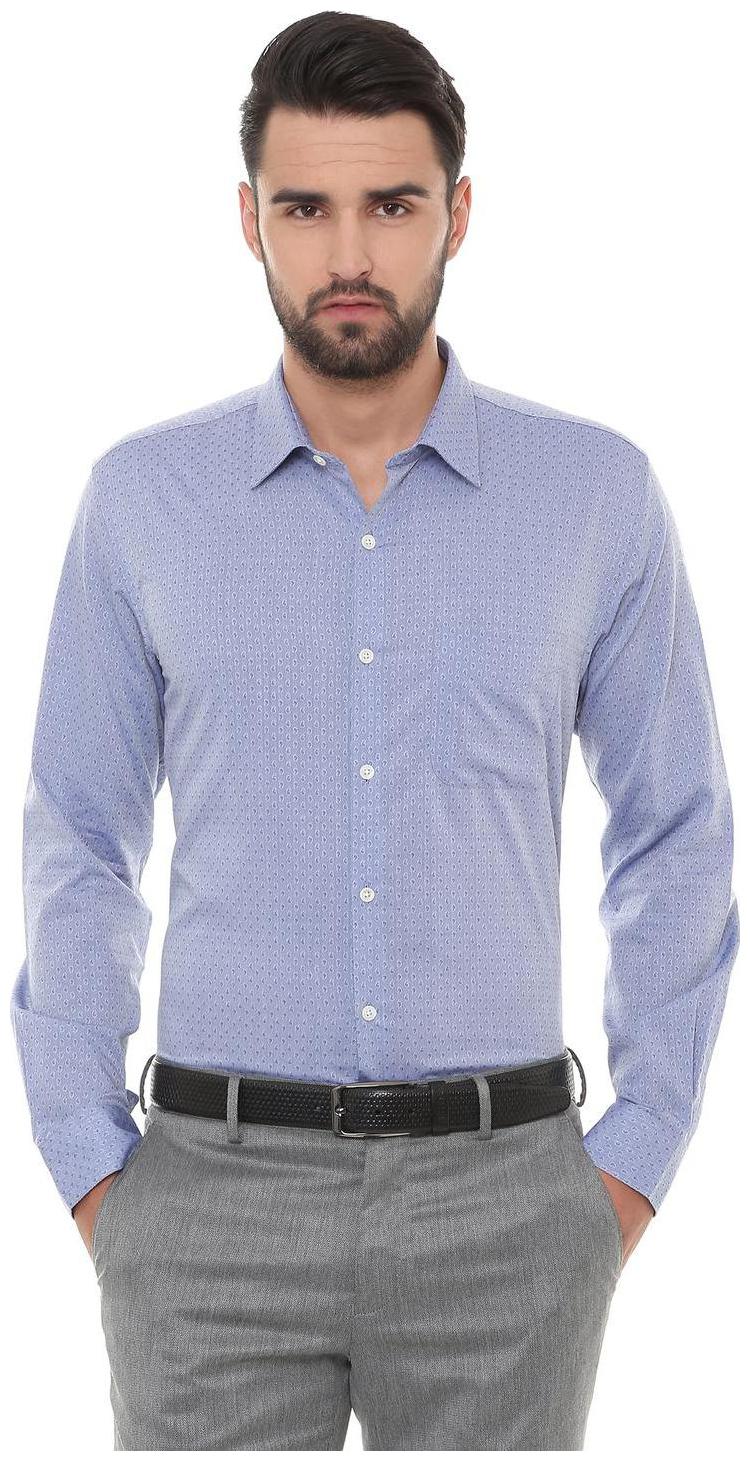 

Peter England Men Regular fit Formal Shirt - Blue