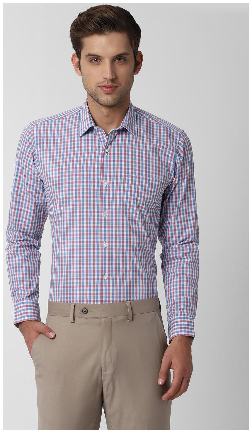 

Peter England Men Regular fit Formal Shirt - Blue