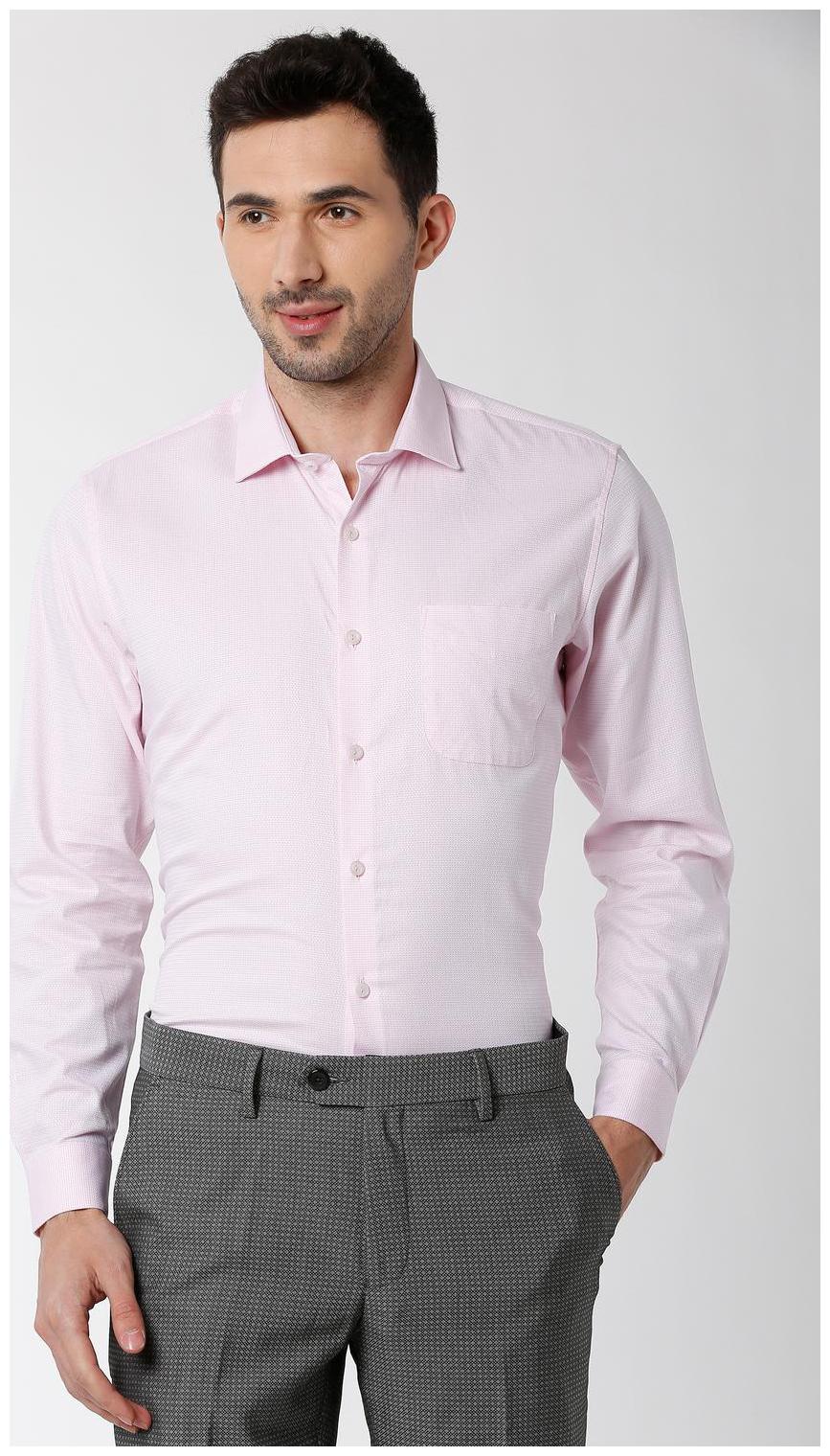 

Peter England Men Regular fit Formal Shirt - Pink