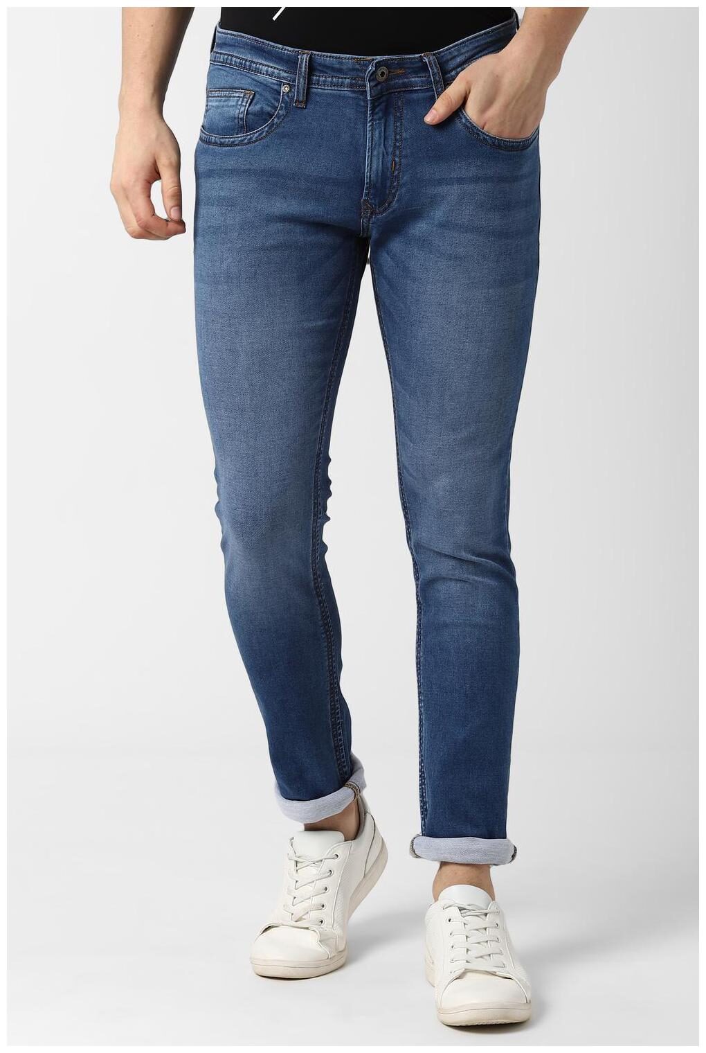 

Peter England Men Blue Skinny Fit Jeans