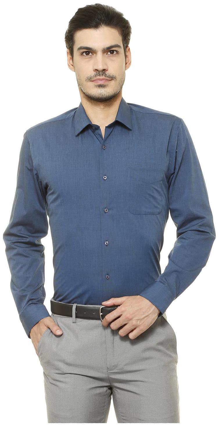 

Peter England Men Slim fit Formal Shirt - Blue