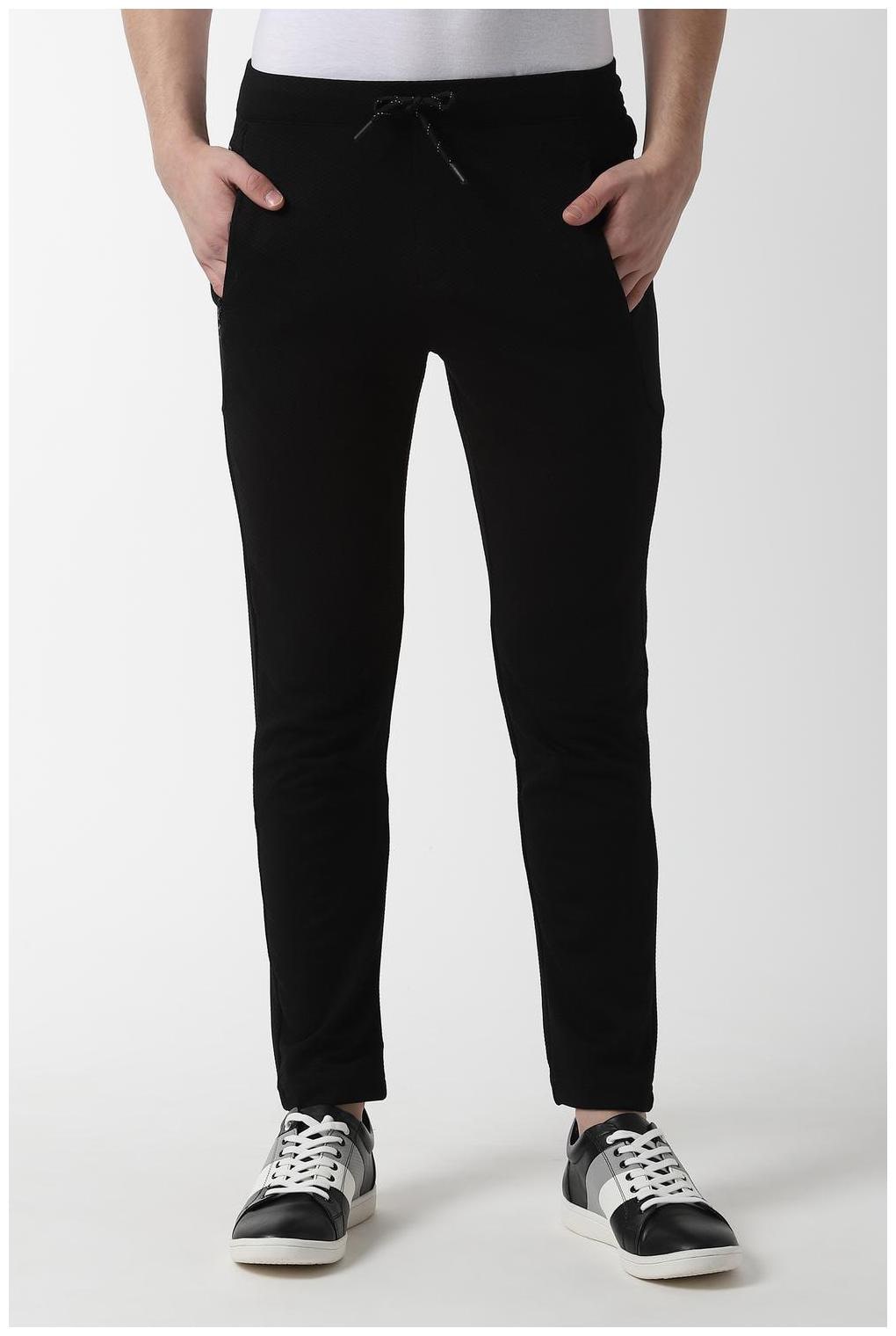 

Peter England Men Black Solid Regular fit Joggers