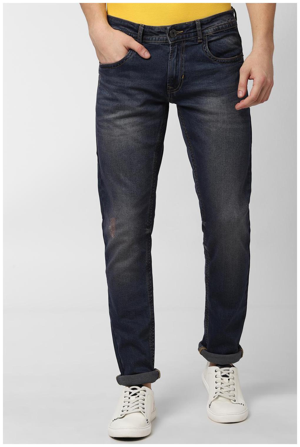 

Peter England Men Navy Blue Skinny Fit Jeans