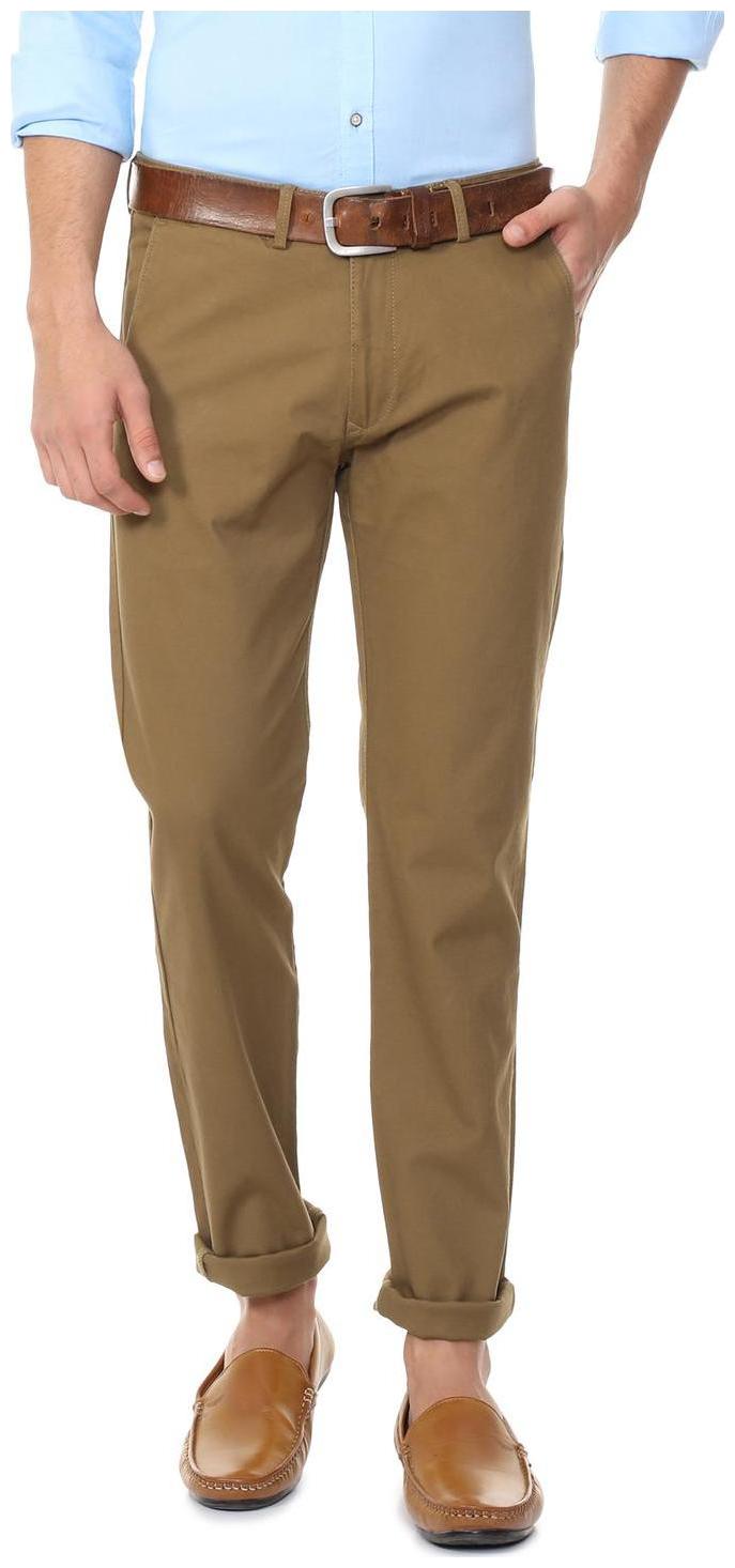 

Peter England Khaki Trousers