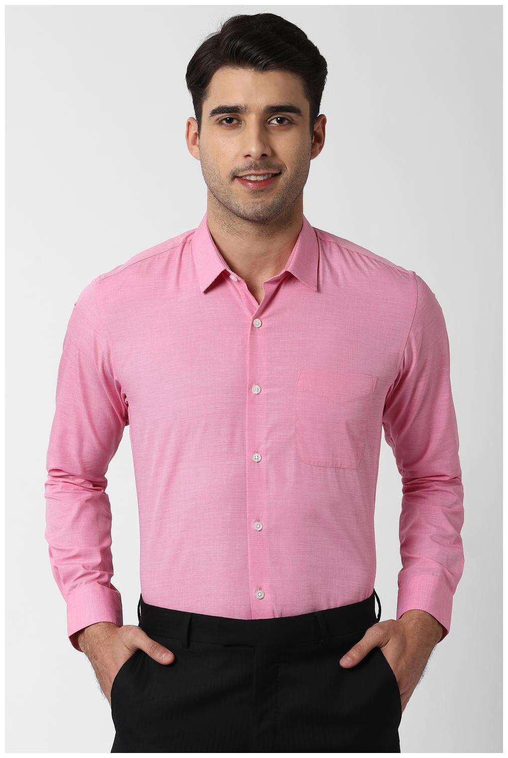 

Peter England Men Regular fit Formal Shirt - Pink