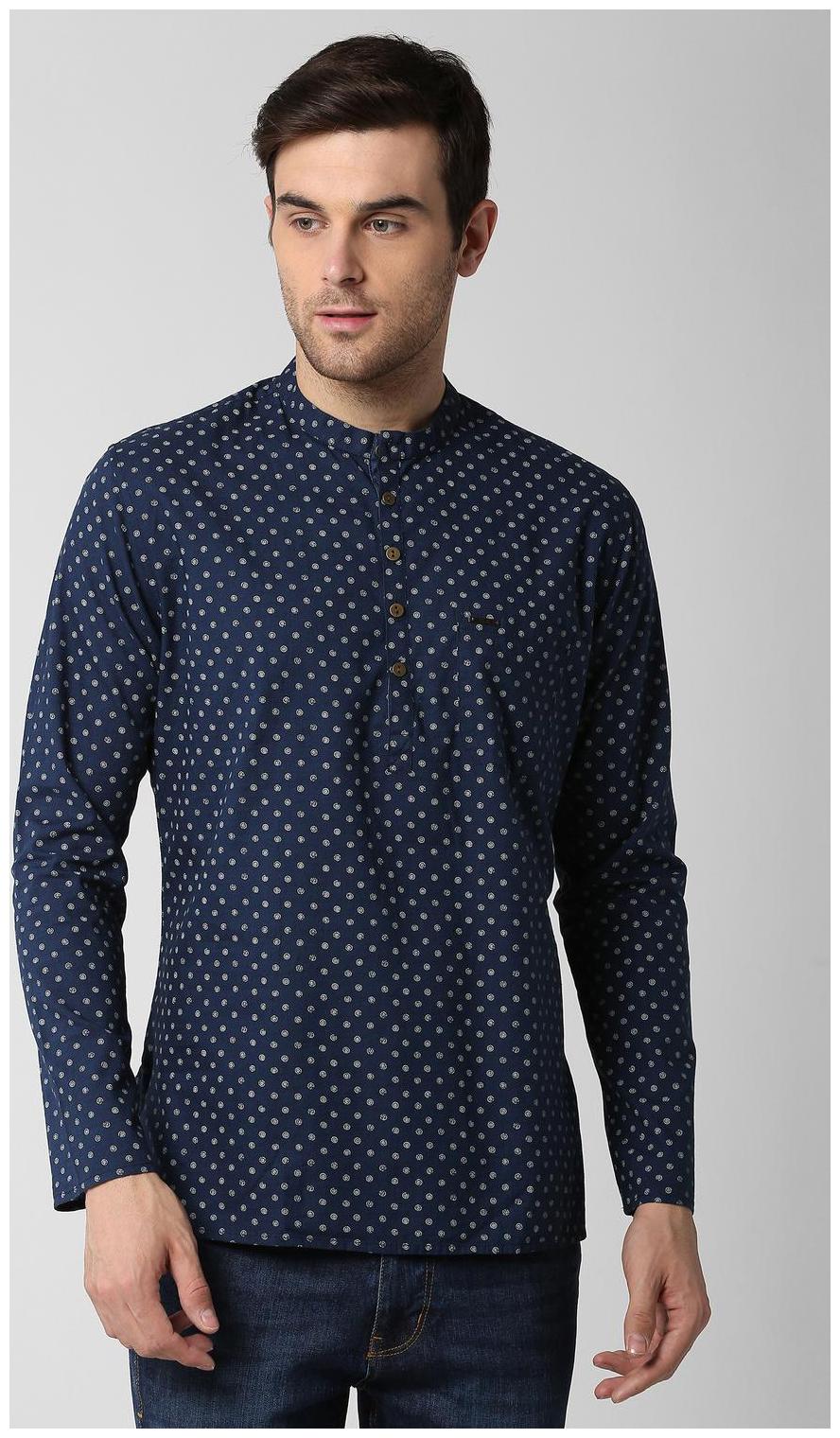 Men Printed Slim Fit Kurta