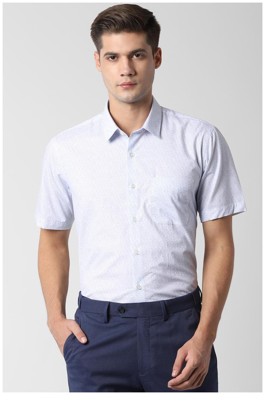 

Peter England Men Regular fit Formal Shirt - Blue