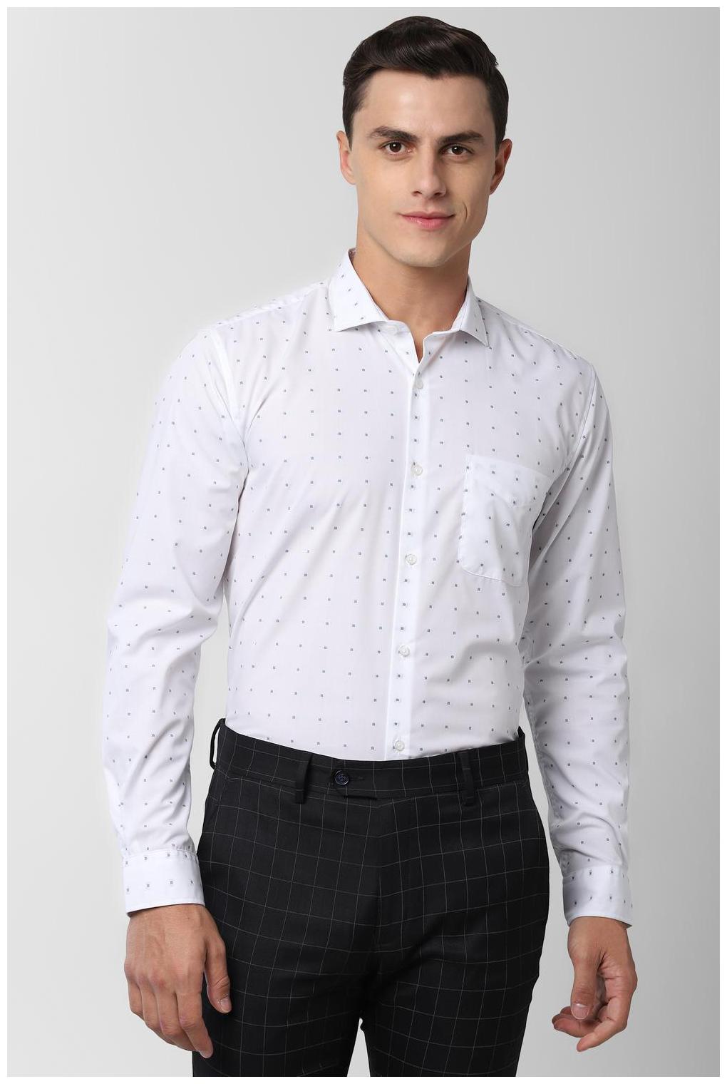 

Peter England Men Regular fit Formal Shirt - White