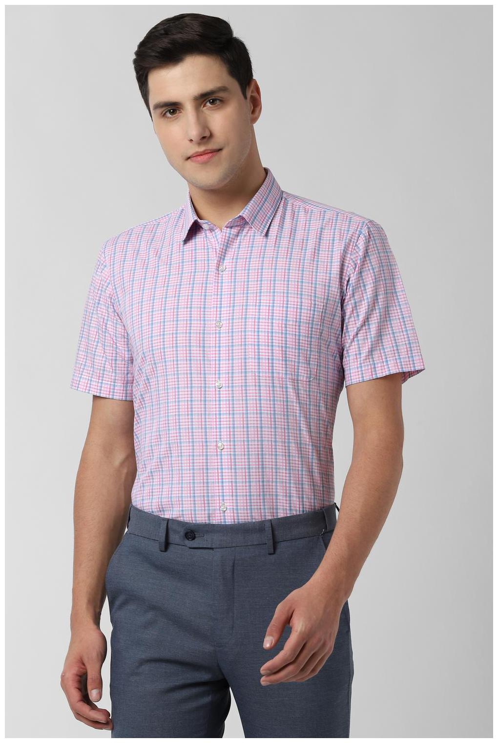 

Peter England Men Regular fit Formal Shirt - Pink