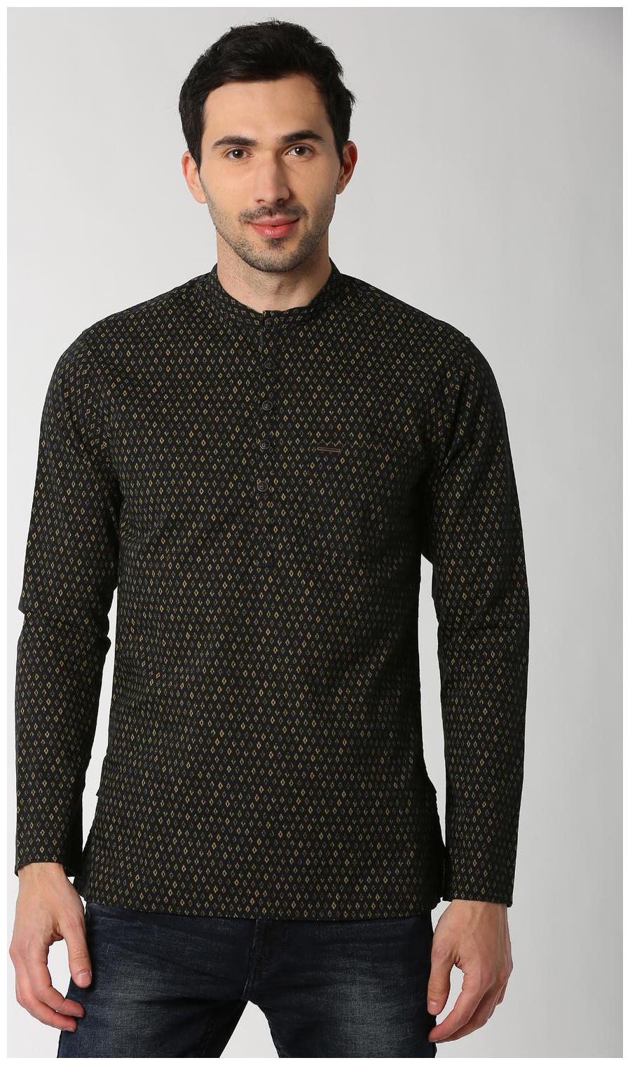 Men Printed Slim Fit Kurta