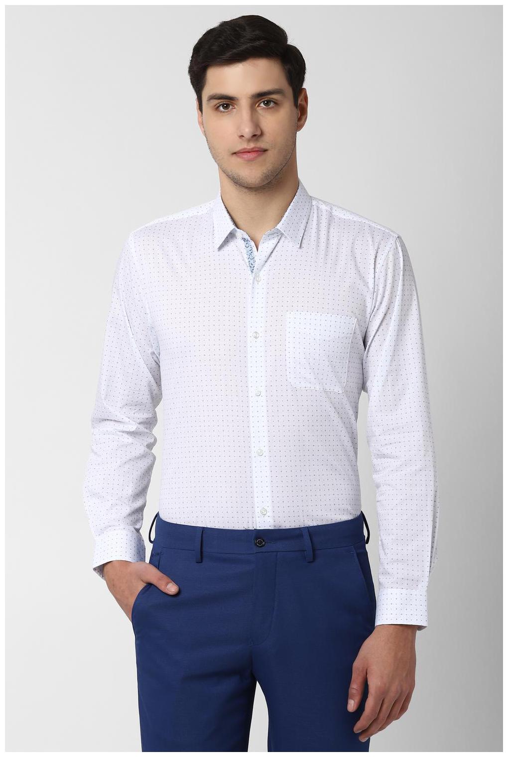 

Peter England Men Regular fit Formal Shirt - White
