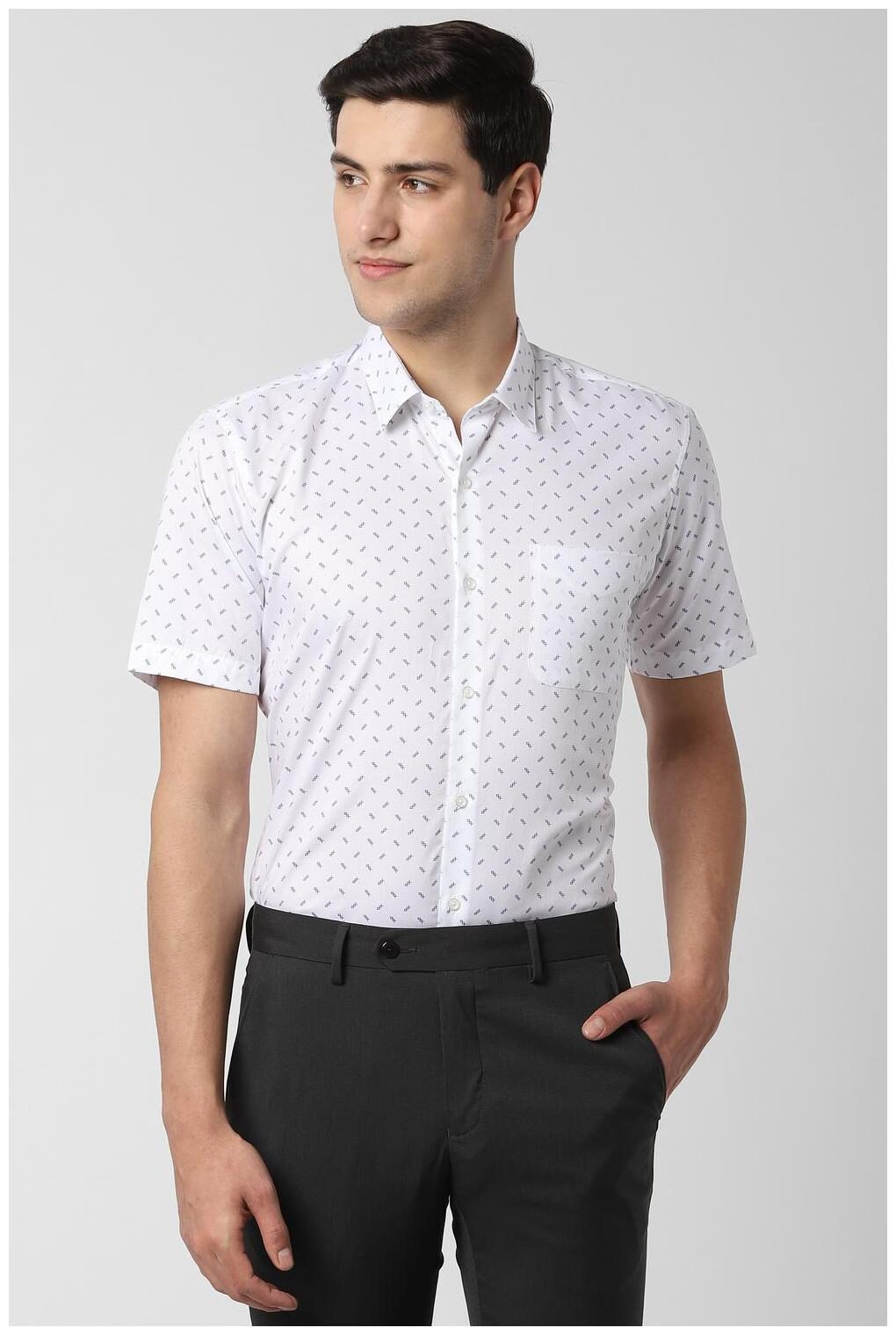 

Peter England Men Regular fit Formal Shirt - White