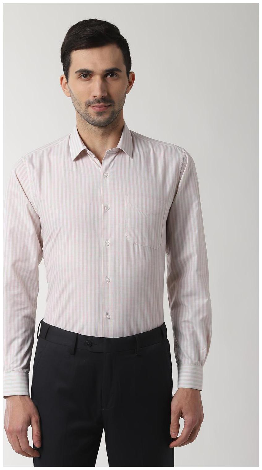 

Peter England Men Regular fit Formal Shirt - Pink
