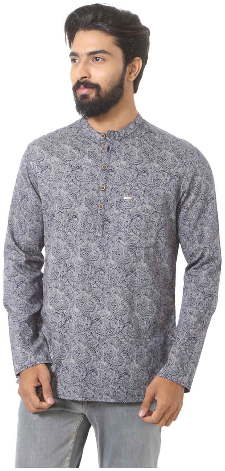 

Peter England Men Brown Slim Fit Kurta
