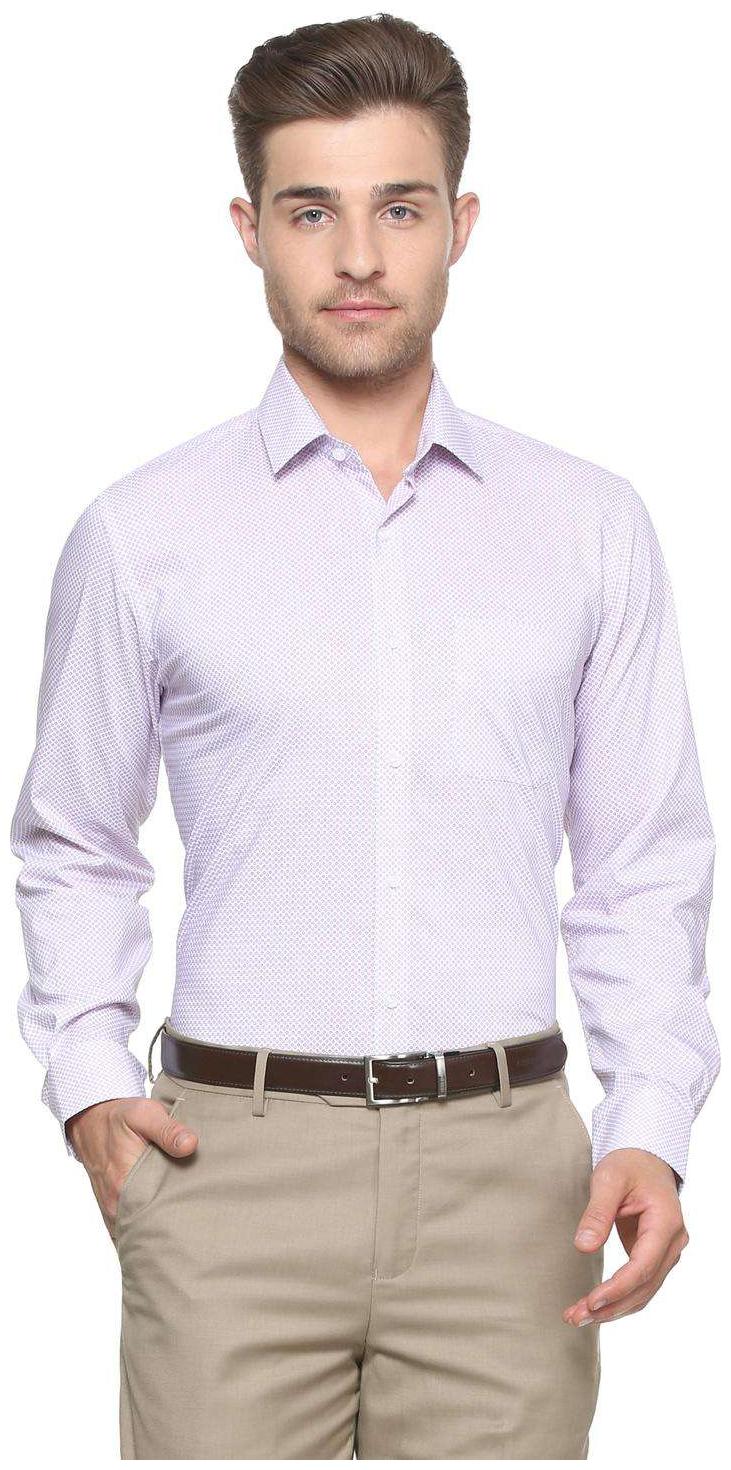 

Peter England Men Slim fit Formal Shirt - Pink