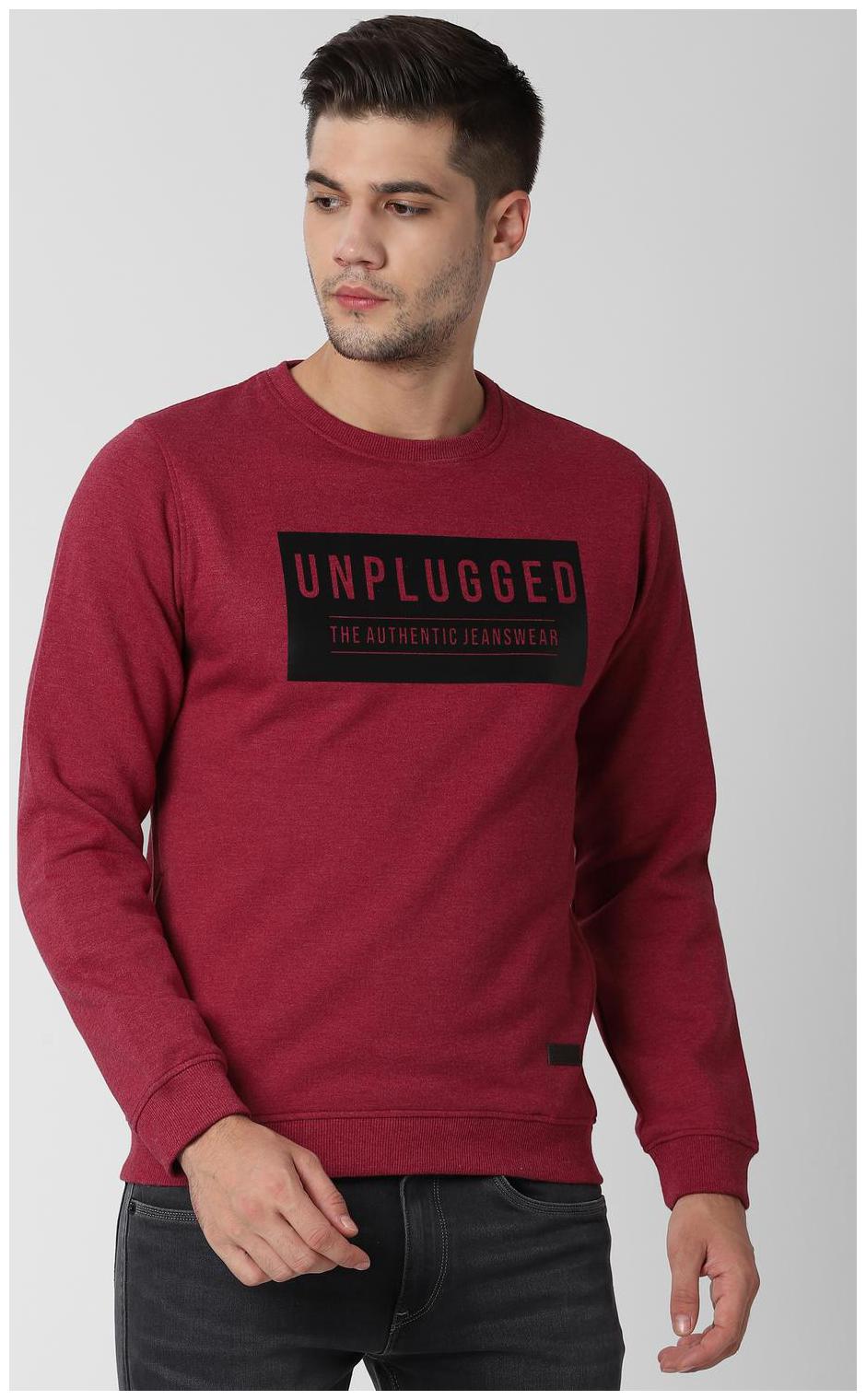 

Peter England Maroon Sweatshirt
