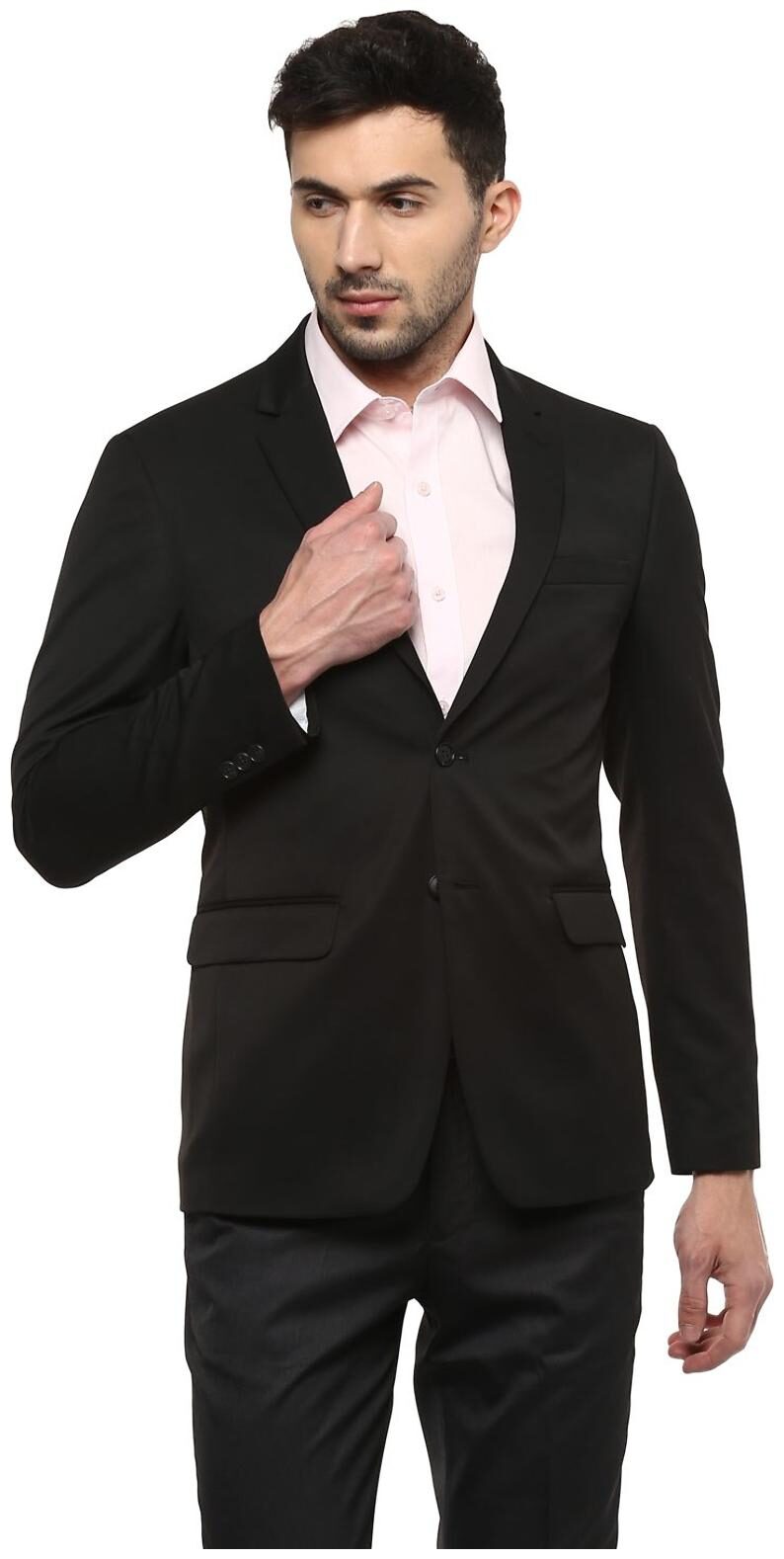 

Peter England Black Blazer