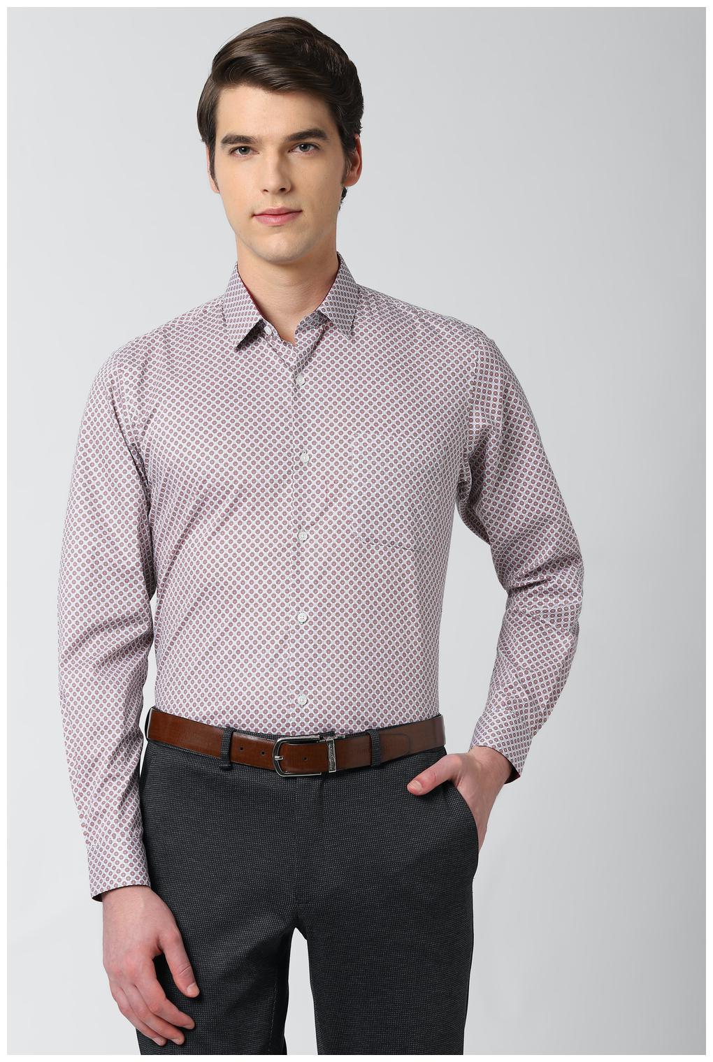 

Peter England Men Slim fit Formal Shirt - Multi