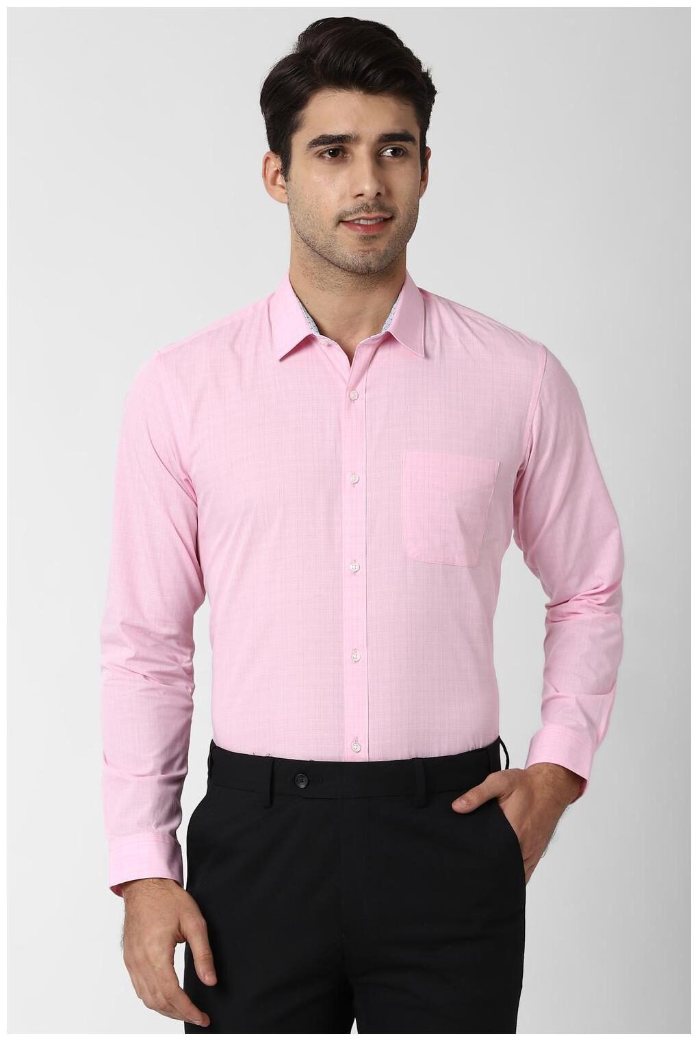 

Peter England Men Regular fit Formal Shirt - Pink
