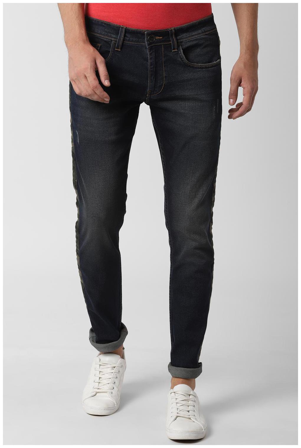 

Peter England Men Navy Blue Skinny Fit Jeans