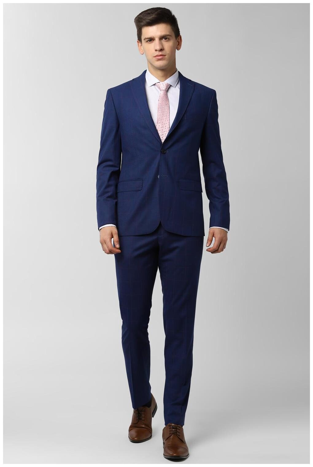 

Peter England Blended Blue Color Two Piece Suit