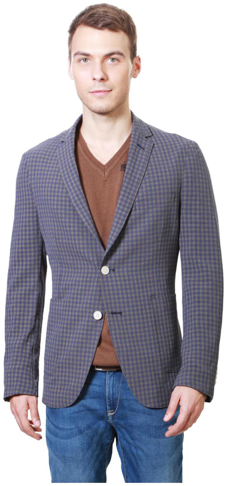 

Peter England Cotton Blend Regular Fit Casual Wear Single Breasted Blazer