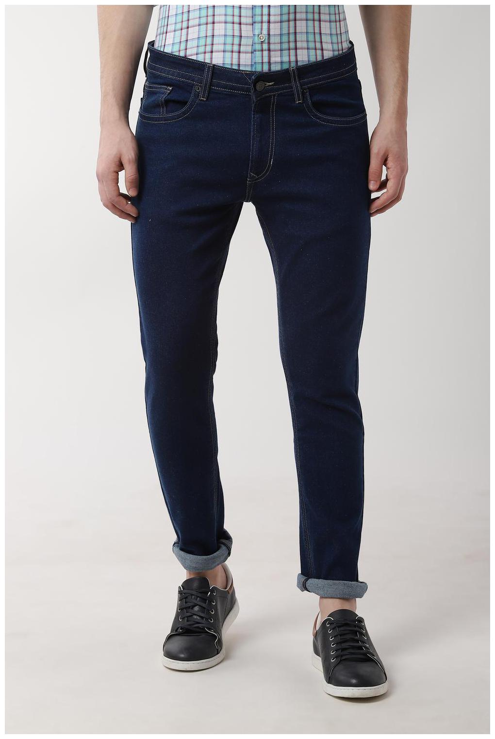 

Peter England Men Blue Tapered Fit Jeans