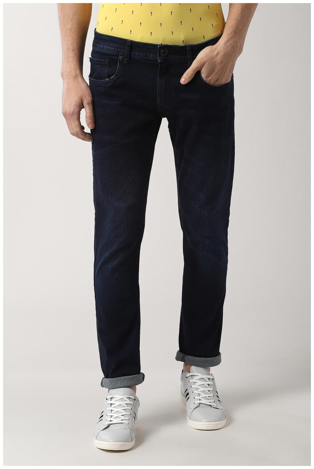 

Peter England Men Navy Blue Skinny Fit Jeans
