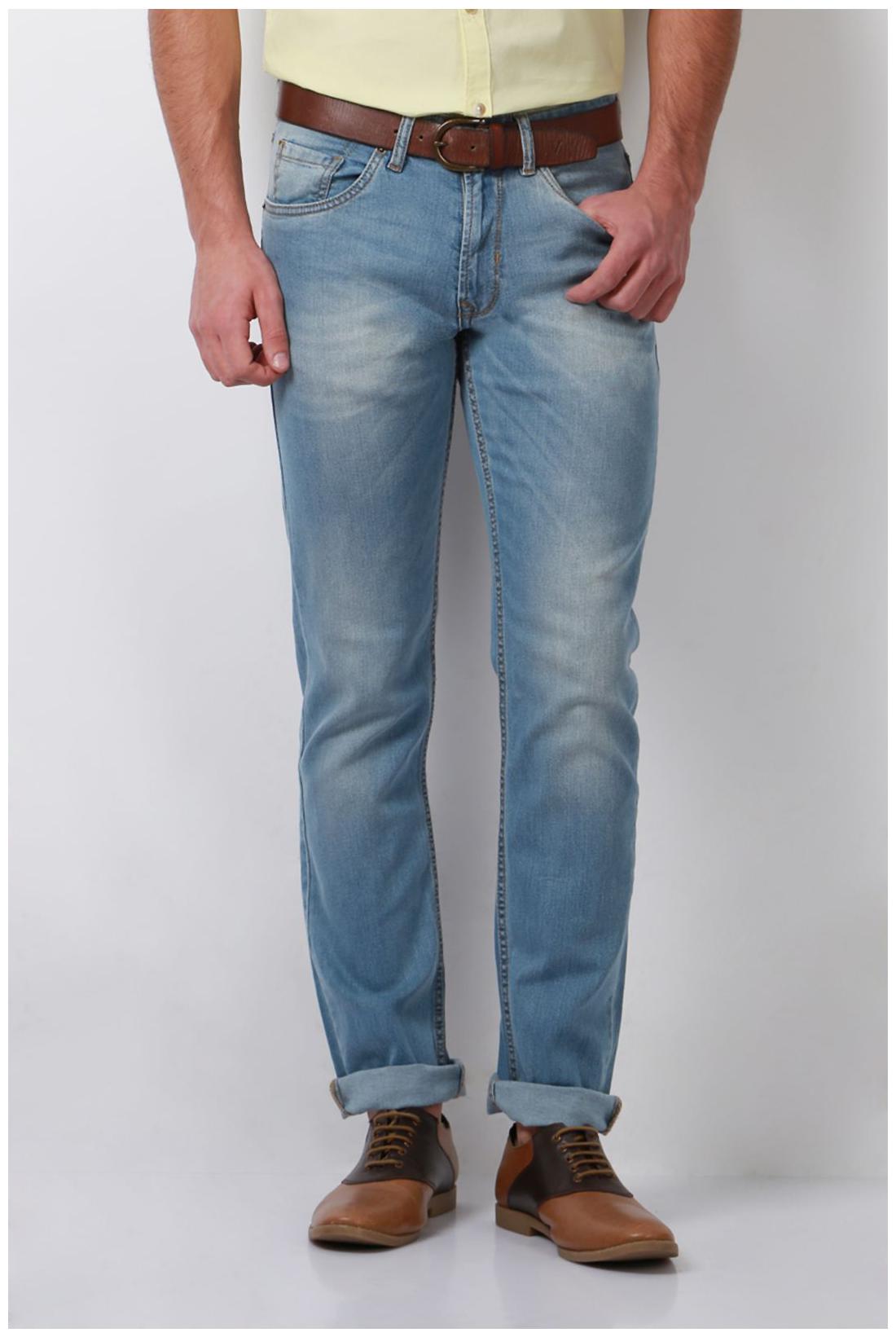 

Peter England Men Blue Straight Fit Jeans