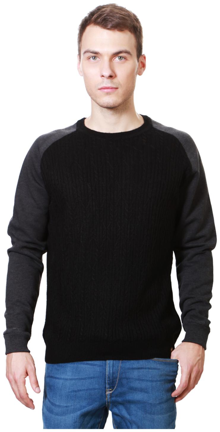 

Peter England Men Black Round neck Pullover