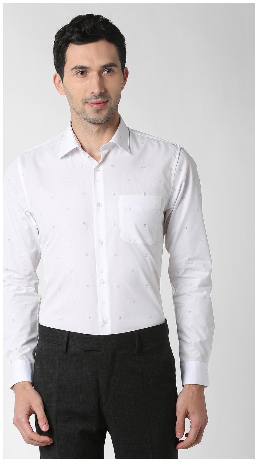 

Peter England Men Slim fit Formal Shirt - White