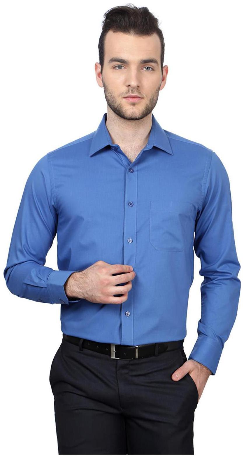 

Peter England Men Slim fit Formal Shirt - Blue